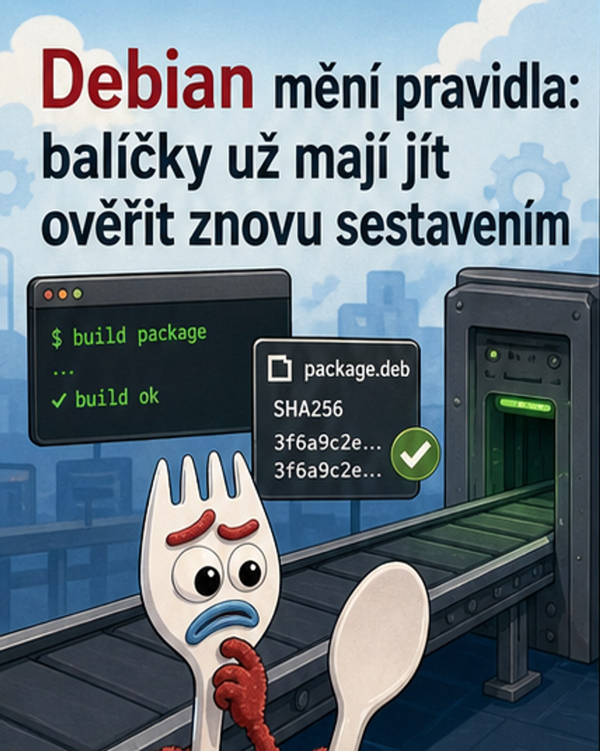 Debian zavádí povinné reprodukovatelné balíčky