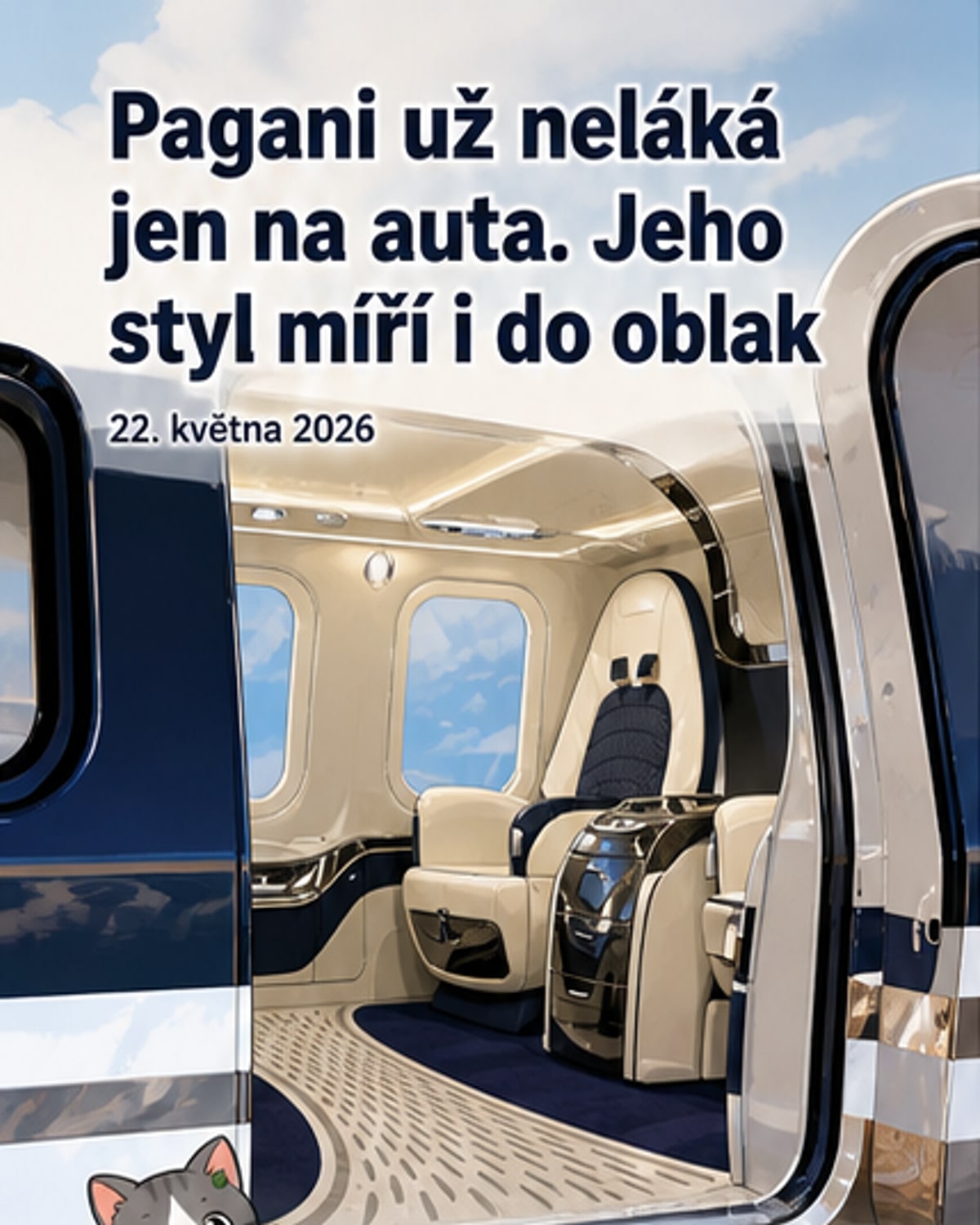Pagani rozšiřuje luxus do oblak