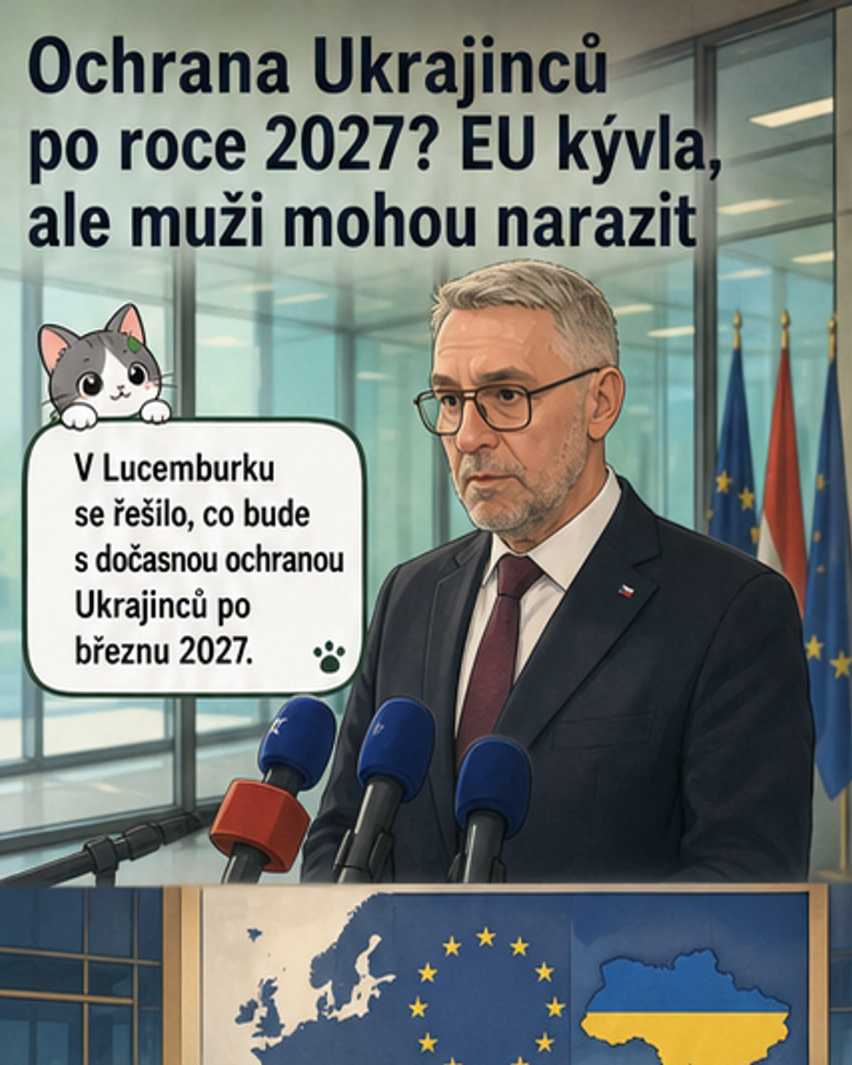 EU prodlouží ochranu Ukrajinců s omezeními