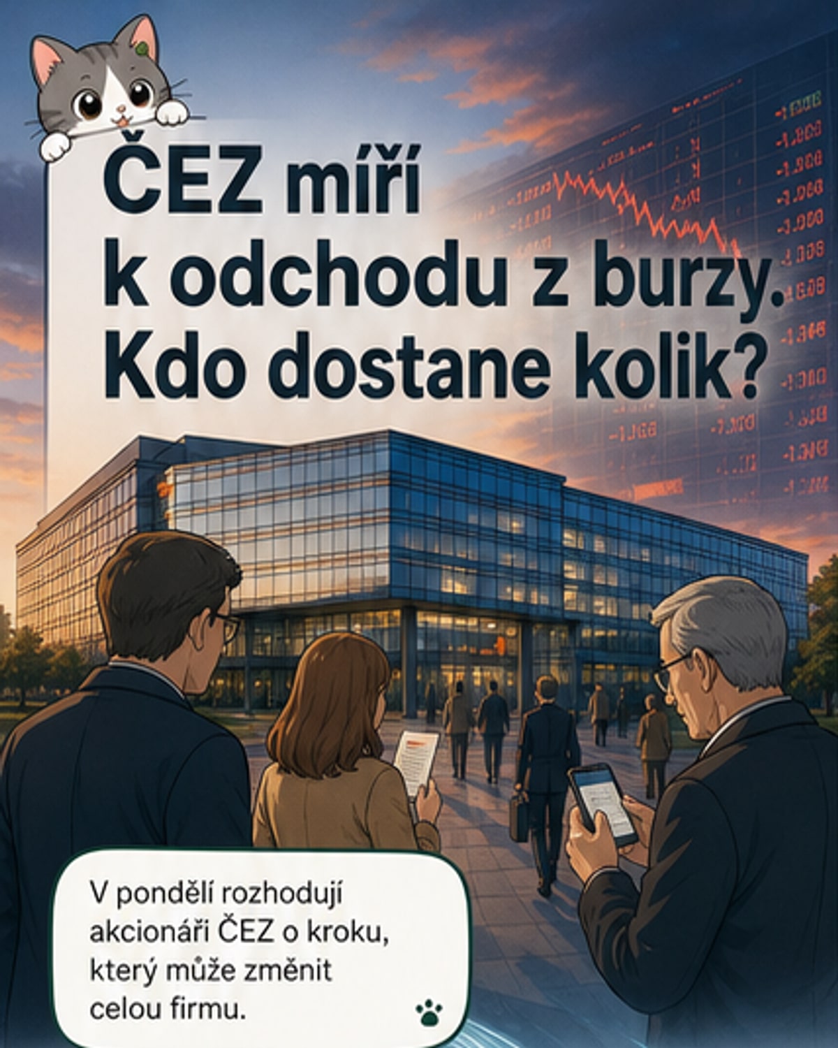 ČEZ čelí klíčové valné hromadě