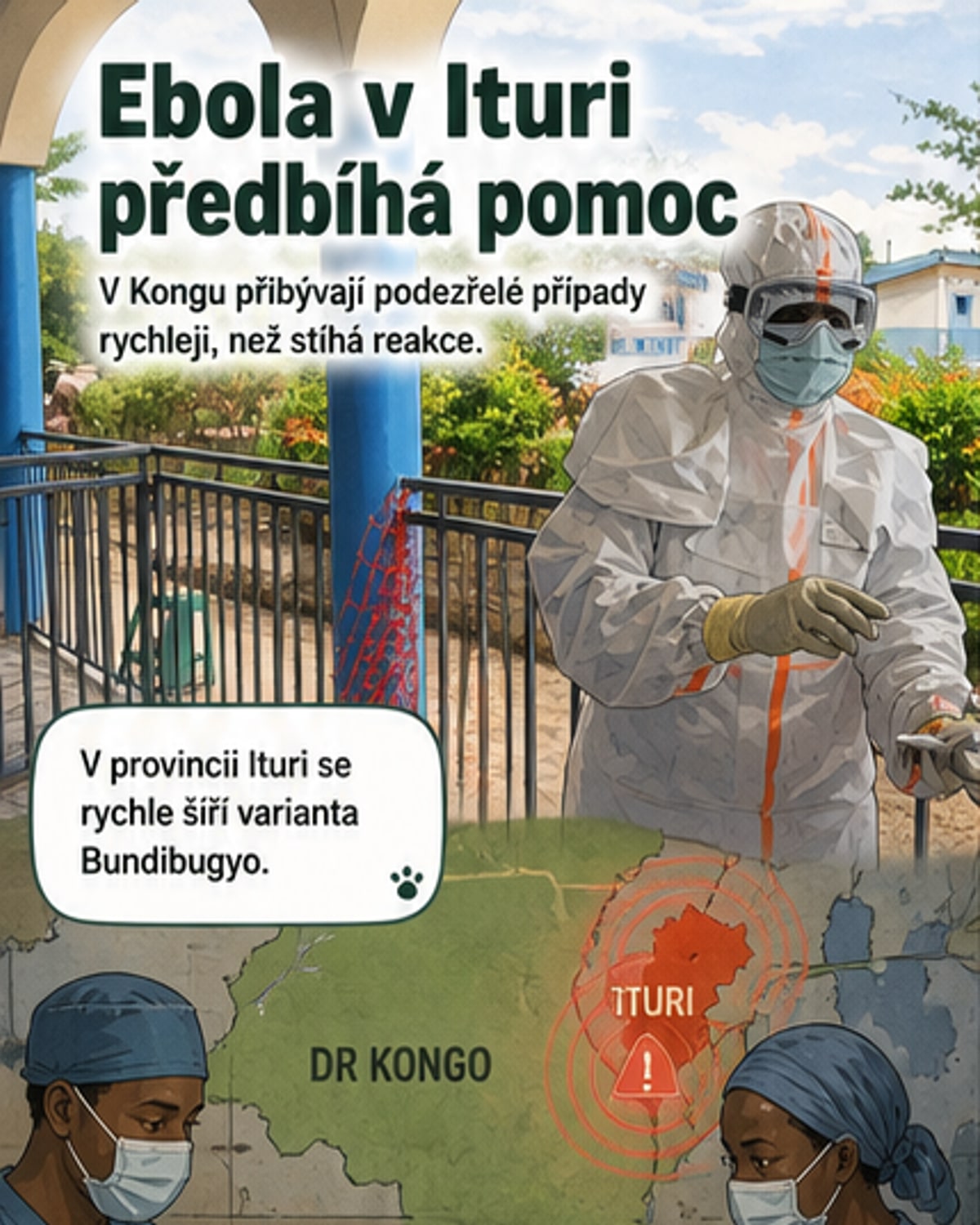 Ebola v Kongu: Virus šíří rychleji než pomoc