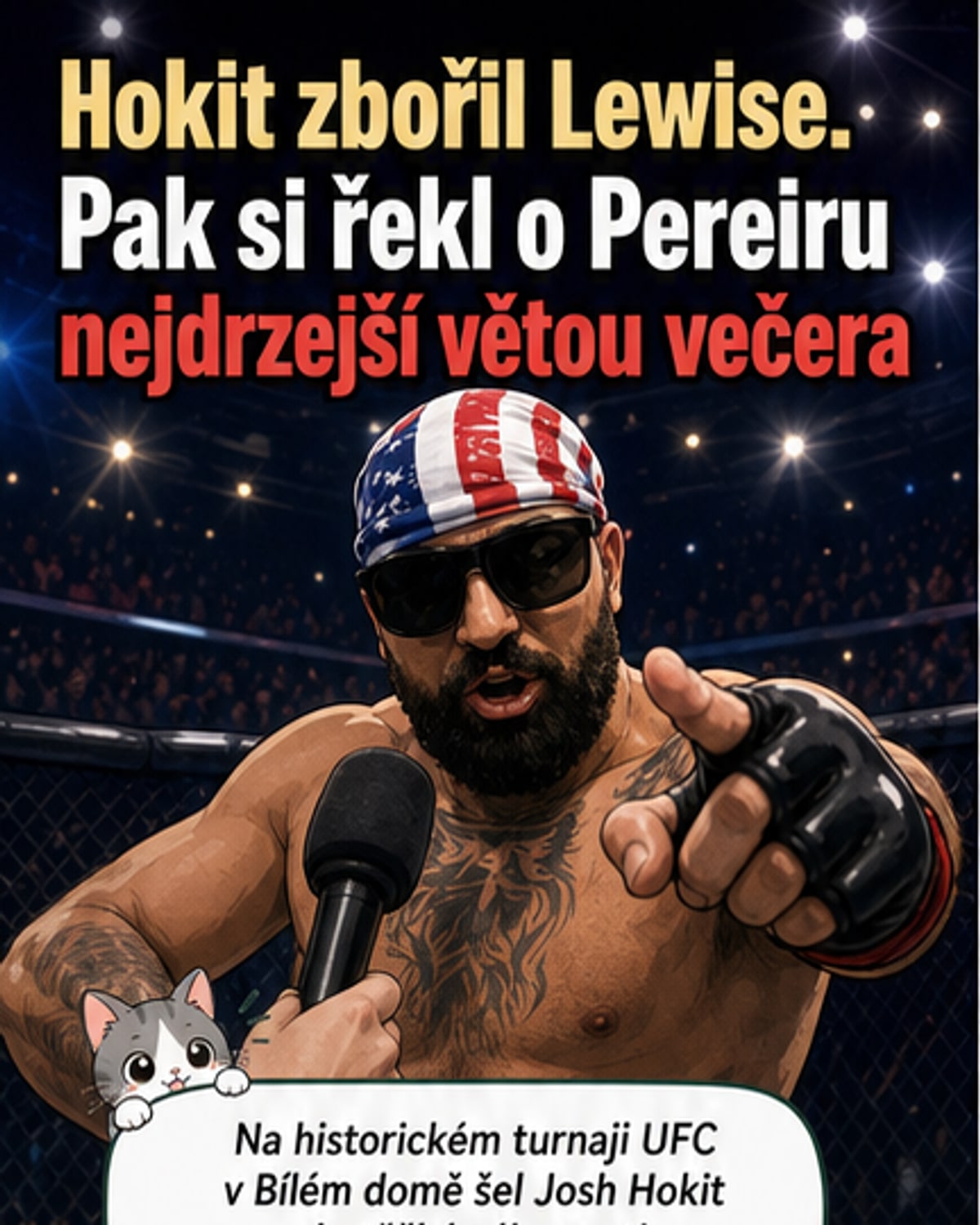Hokit zdolal Lewise, vyzval Pereiru