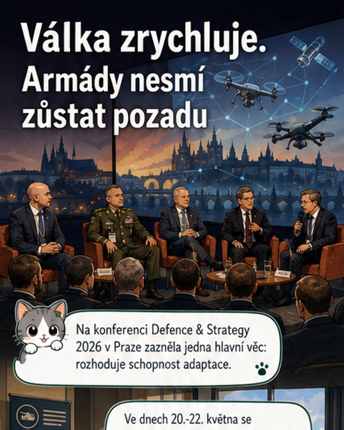 Válka se mění rychleji než armády