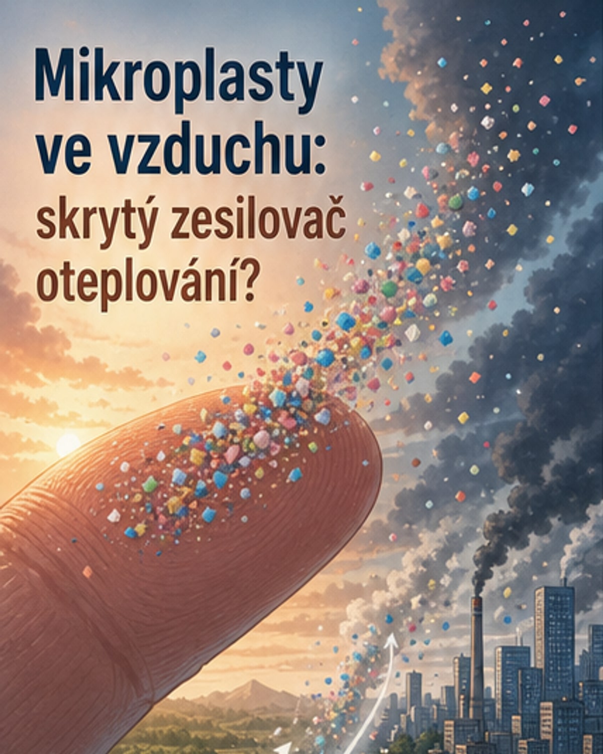 Mikroplasty zahřívají klima víc než saze