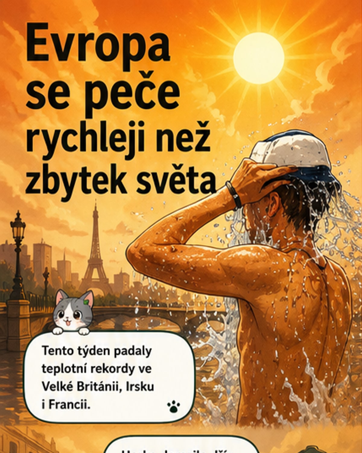 Evropa se oteplovala dvakrát rychleji