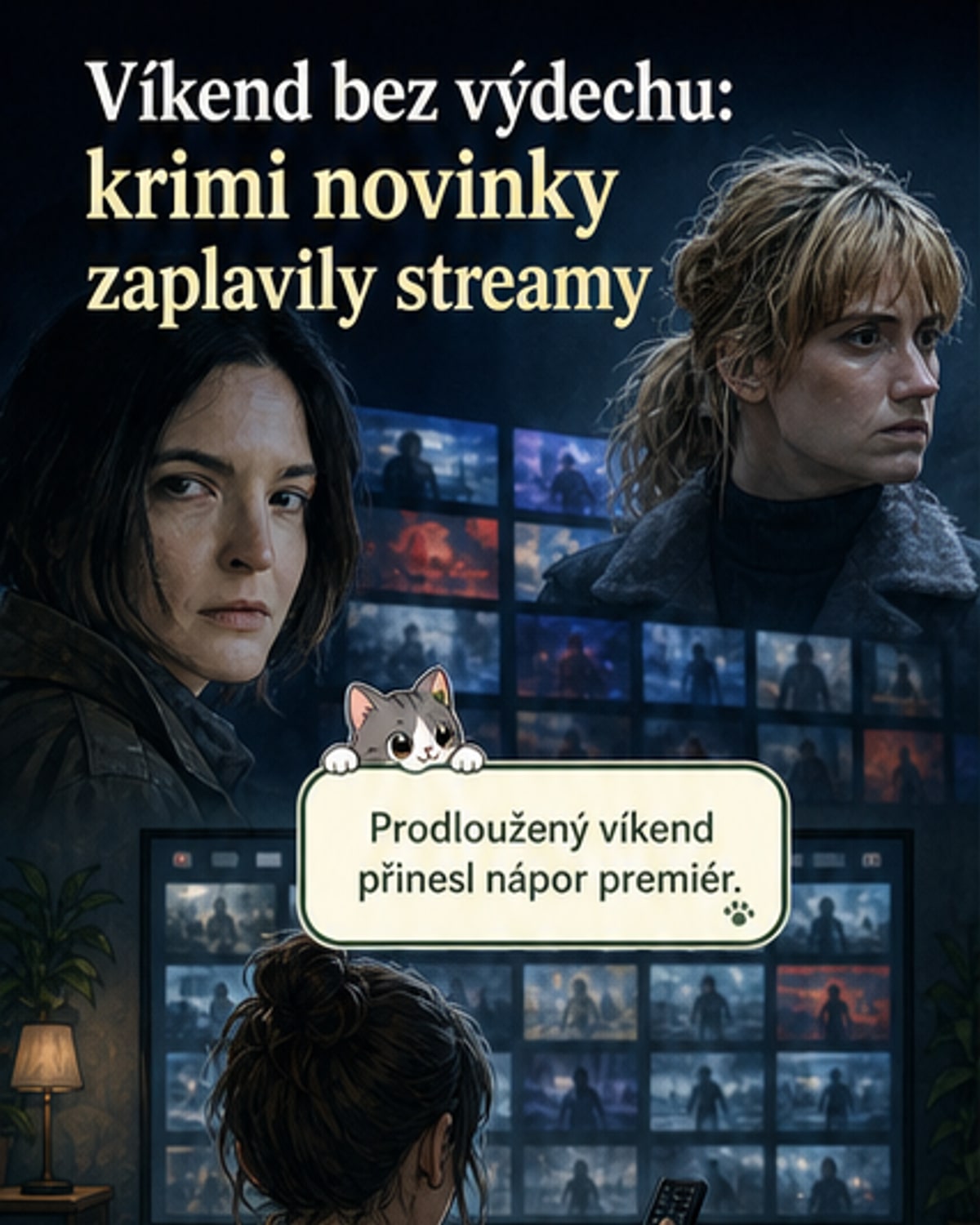 Nové krimi i český thriller na streamu