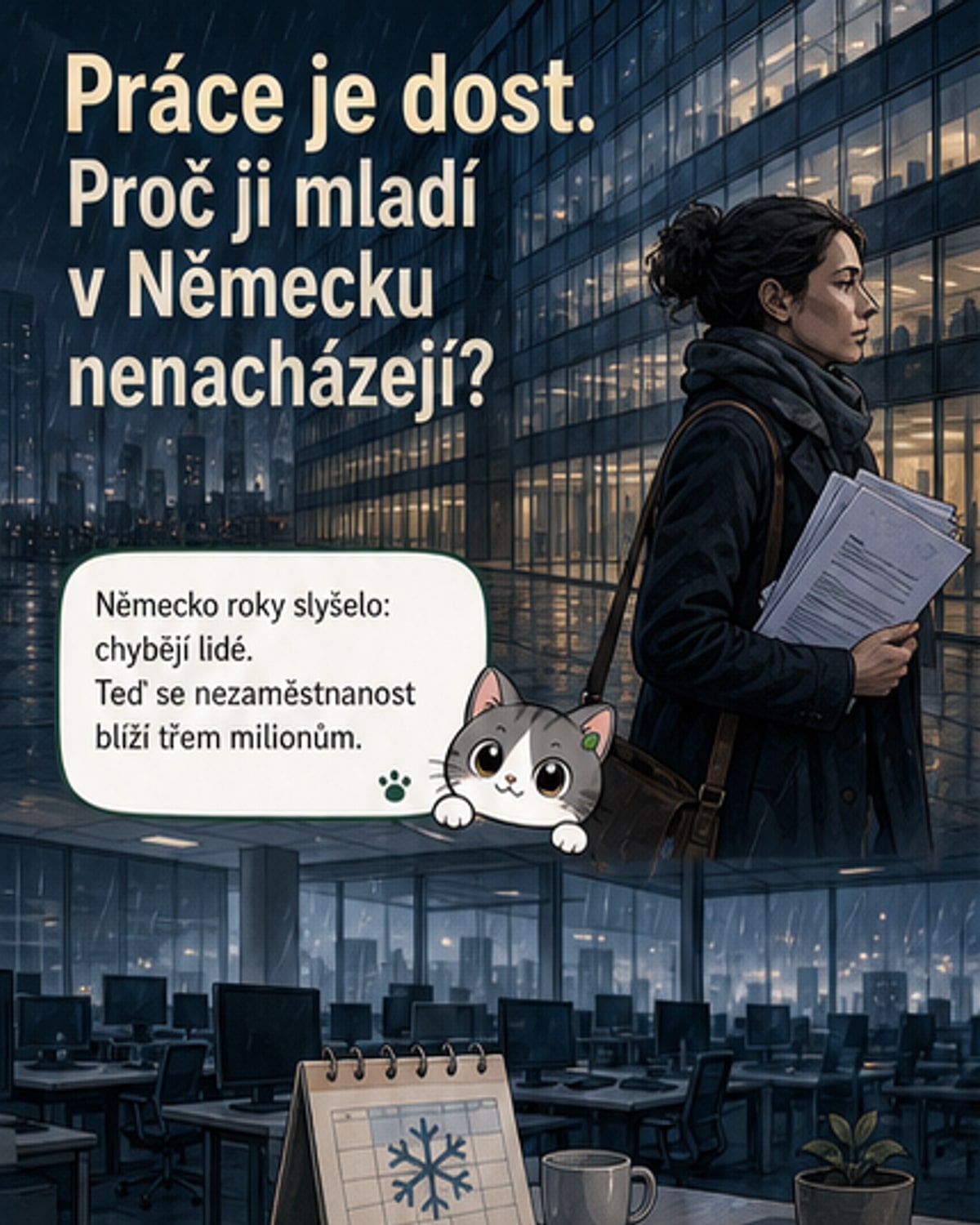 Německý trh práce se dělí na dva světy