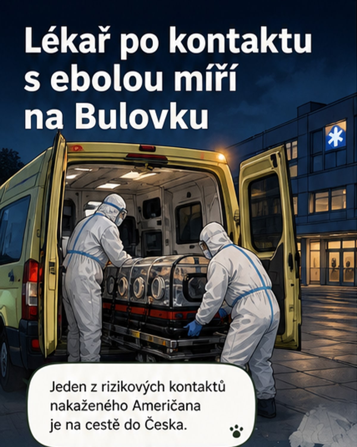 Česko čeká pacienta s rizikem eboly
