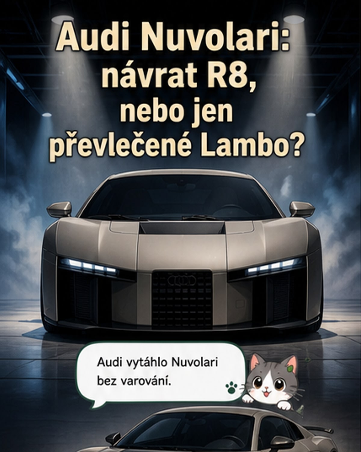 Audi Nuvolari: 499 kusů, 600 tisíc eur, ale jen překarosované Lamborghini