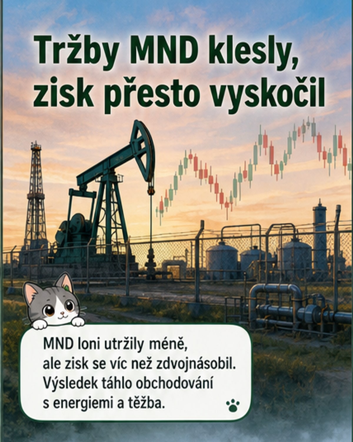 Zisk MND vzrostl více než dvojnásobně