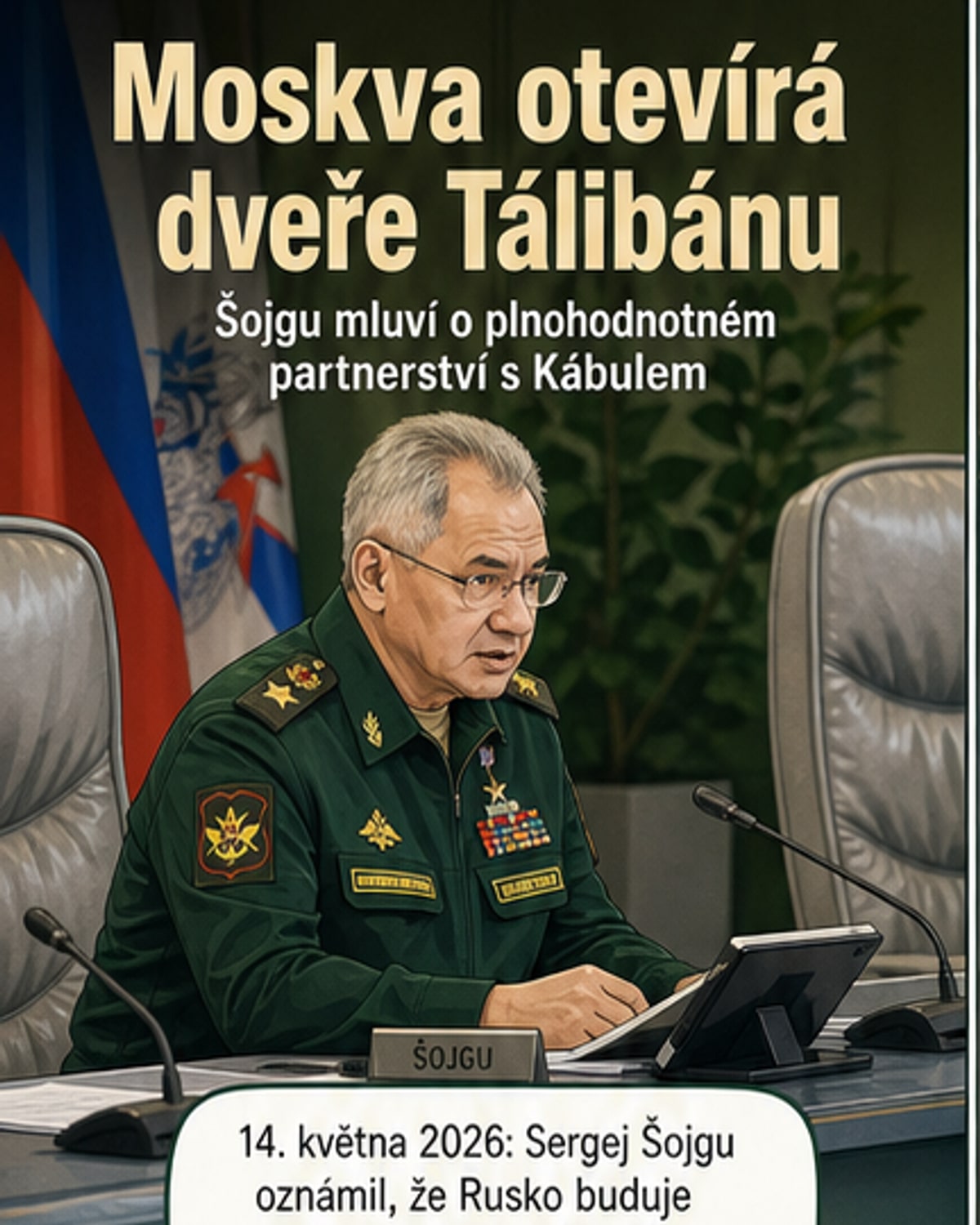 Rusko oficiálně partnerem Tálibánu