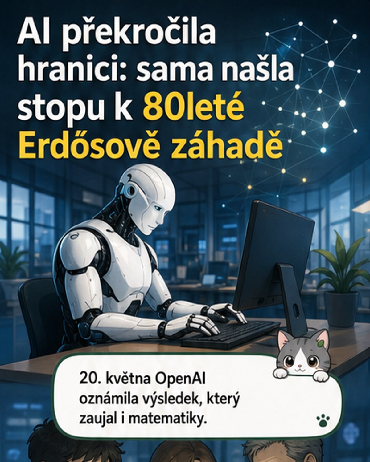 AI vyřešila 80 let starý matematický problém