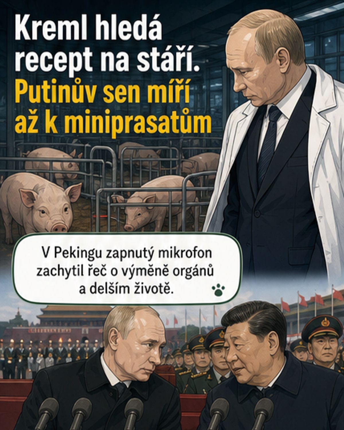 Putinův projekt nesmrtelnosti