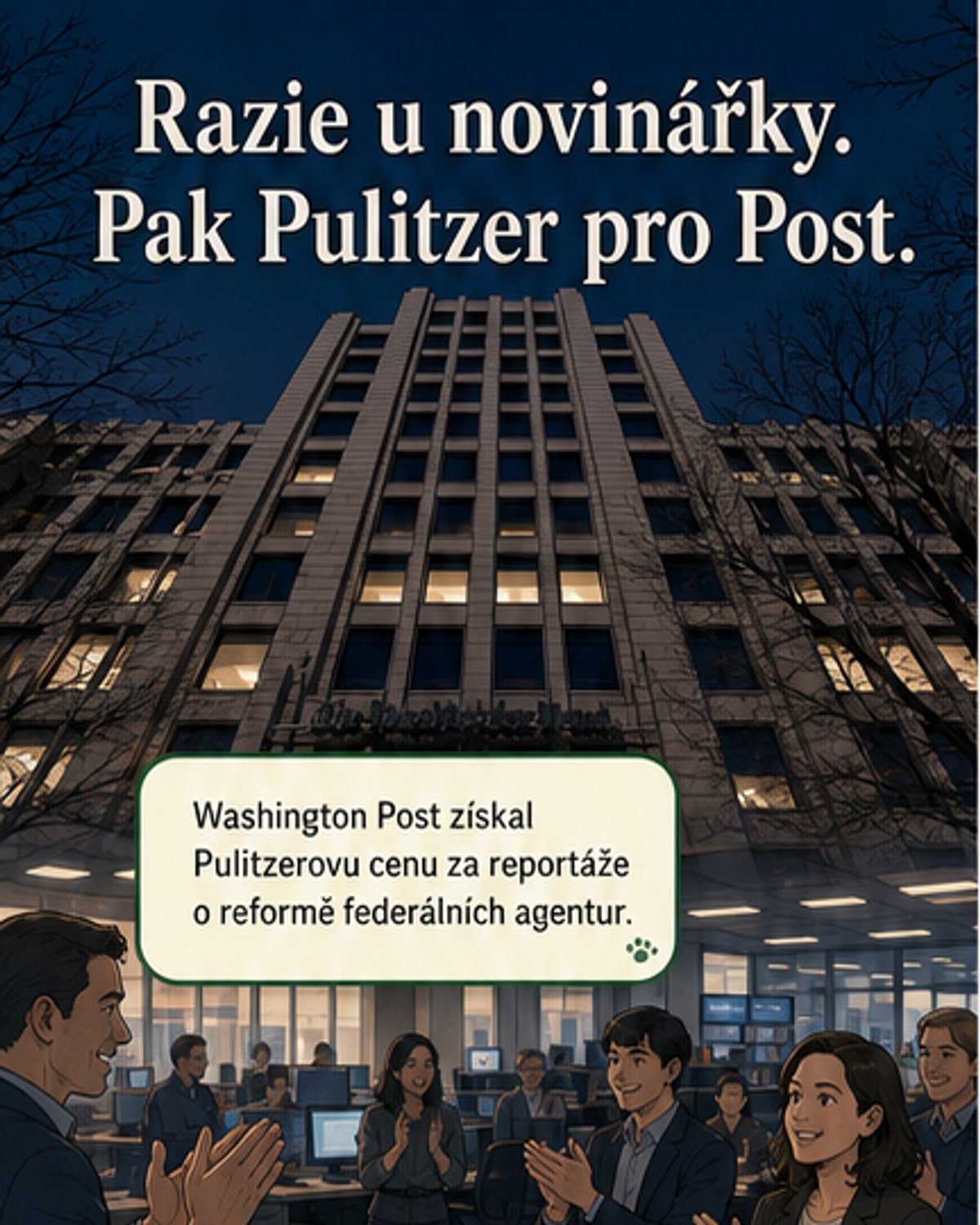 Pulitzer za odhalení škrtů ve vládě