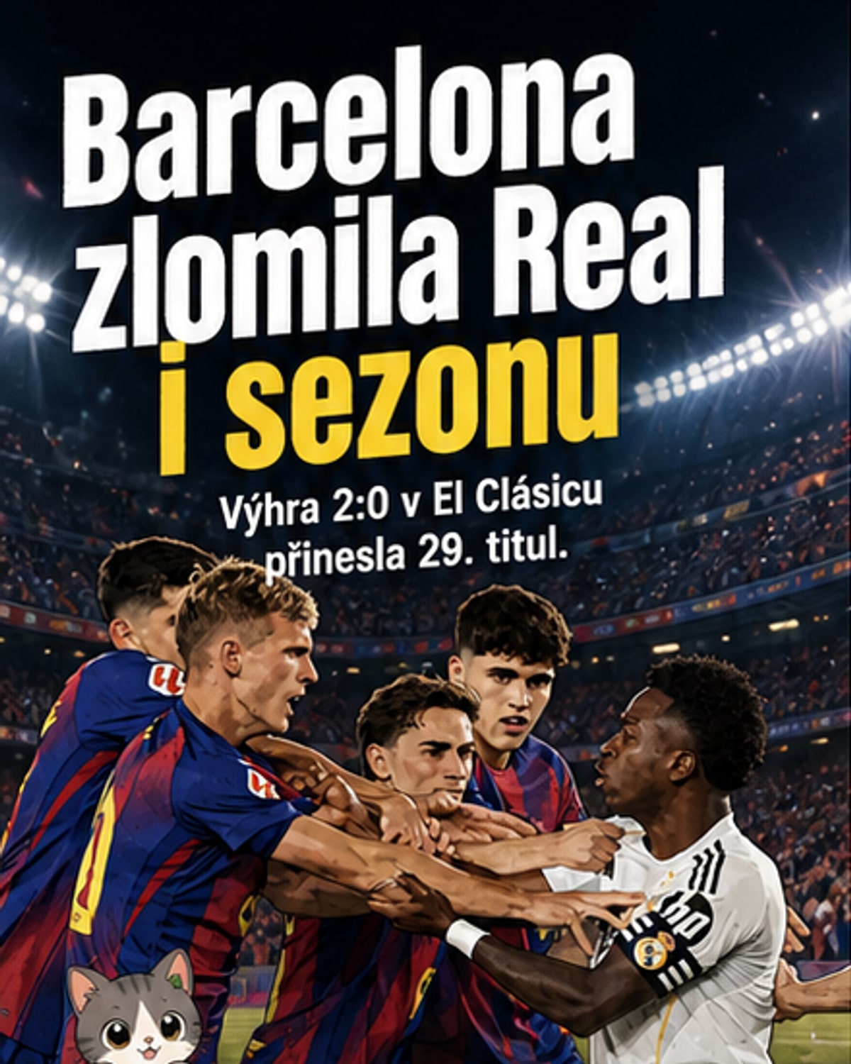 Barcelona porazila Real Madrid 2:0
