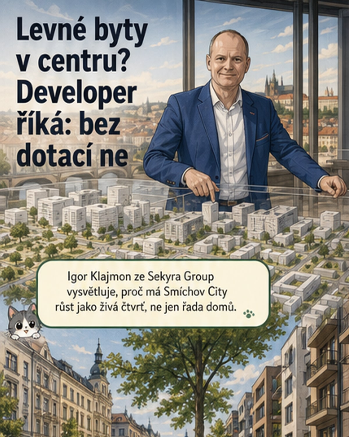 Proč v centru města není levné bydlení