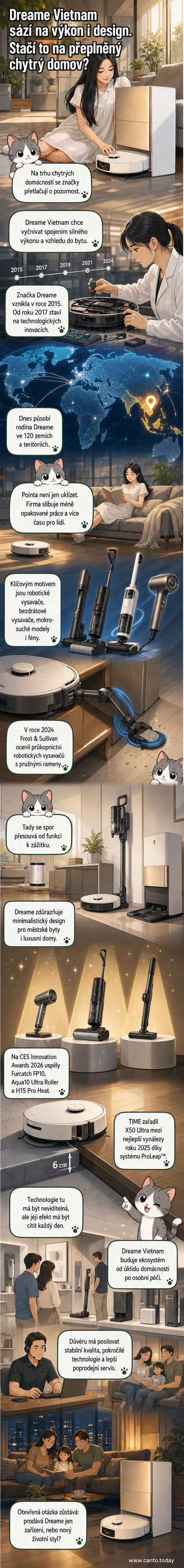 Robotický vysavač Dreame X50 Ultra v interiéru moderního bytu, s označením technologie ProLeap™ pro překonávání překážek.