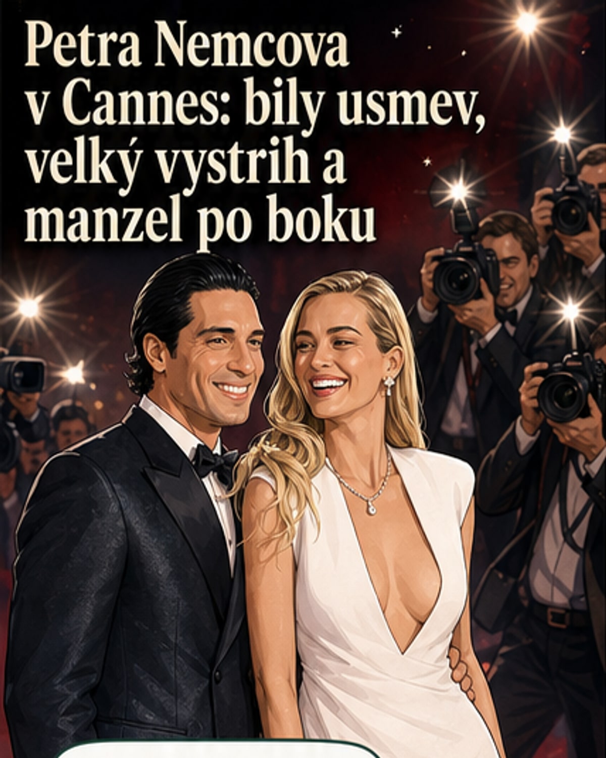 Němcová zářila v Cannes