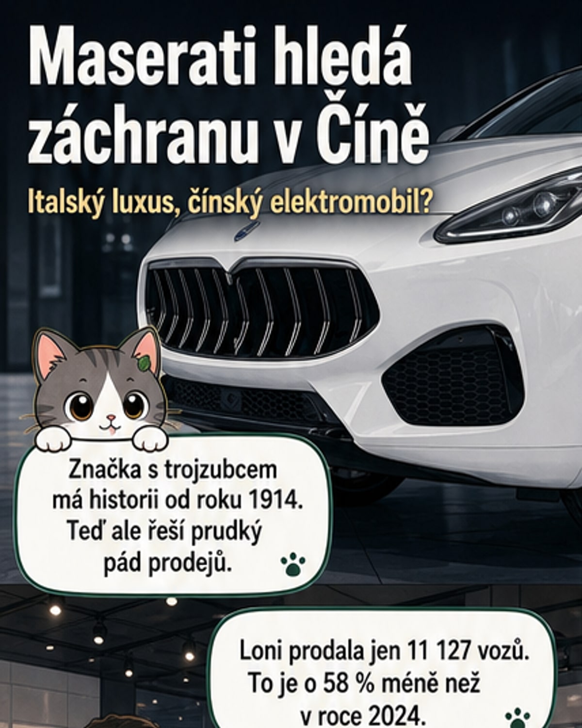 Záchranou Maserati mohou být Číňané
