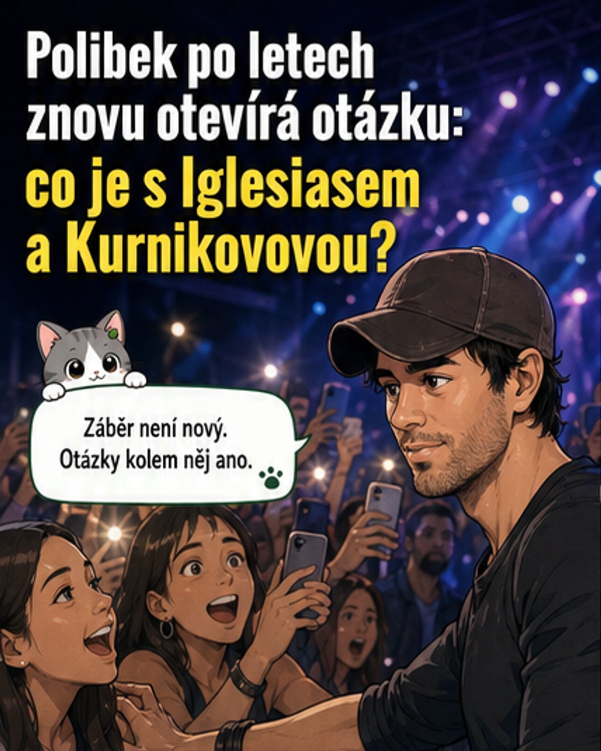 Iglesias políbil fanynku — po 2 letech venku