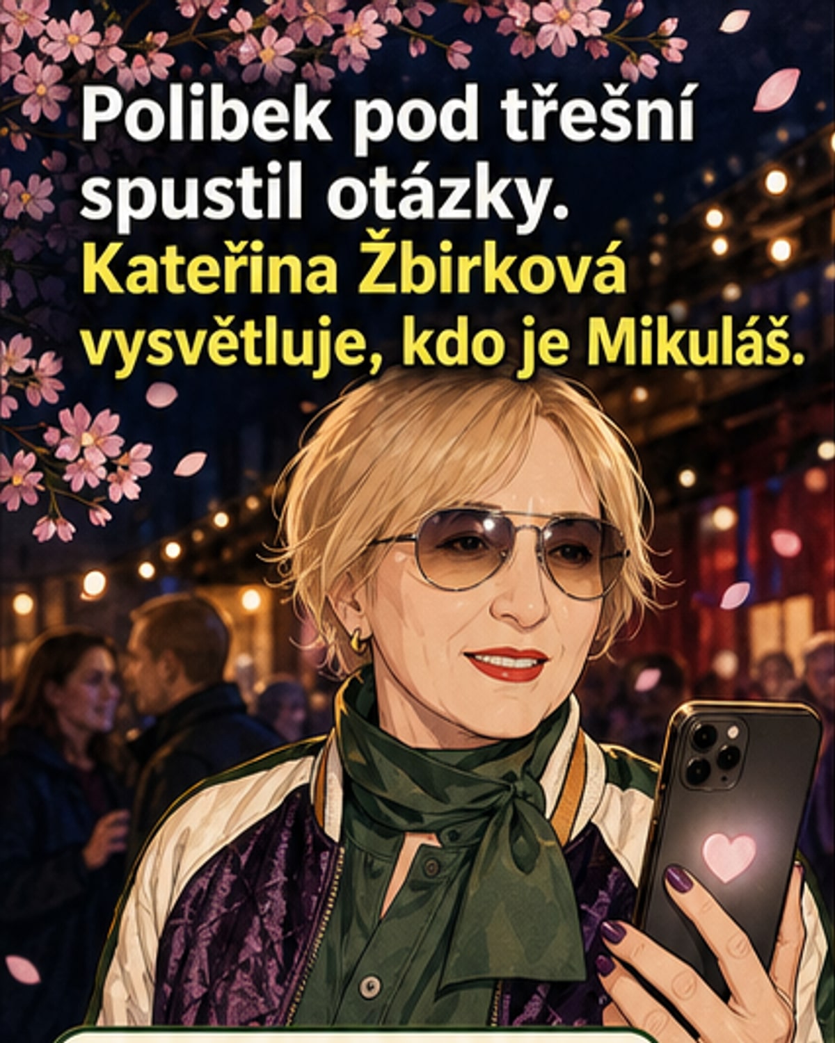 Polibek pod třešní: vdova po Žbirkovi šokovala fanoušky