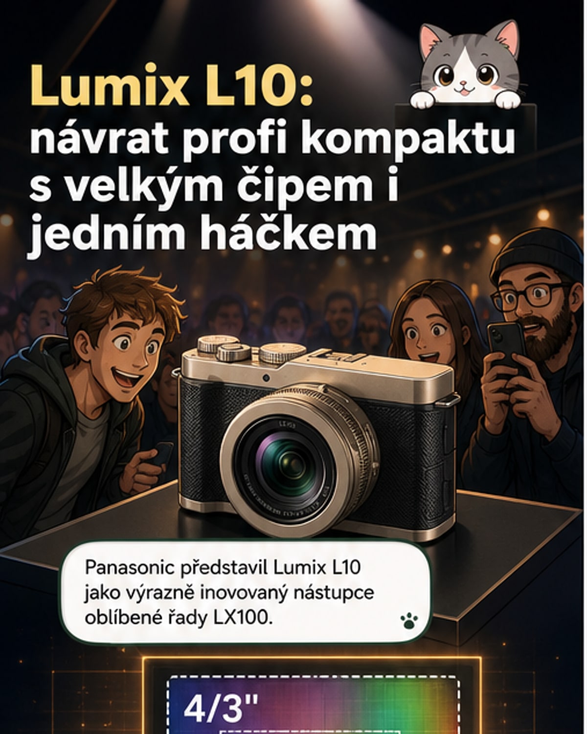 Panasonic představil Lumix L10