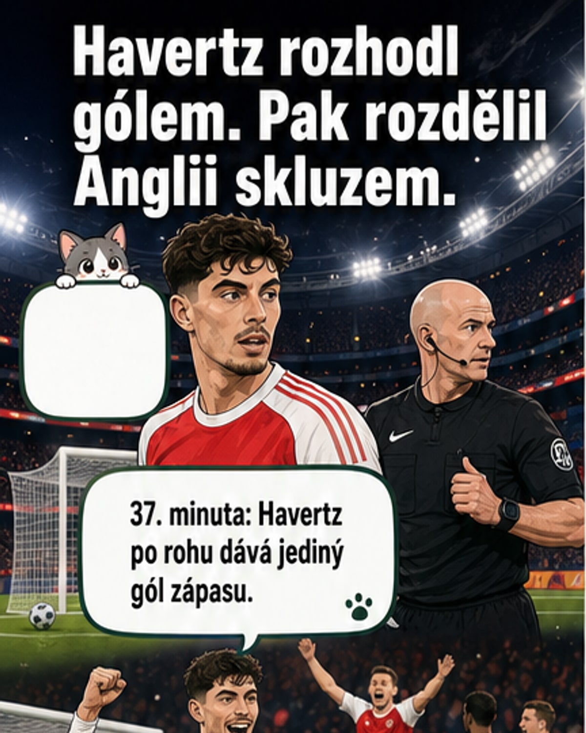 Havertzův zákrok vrazil do sporu celou Anglii