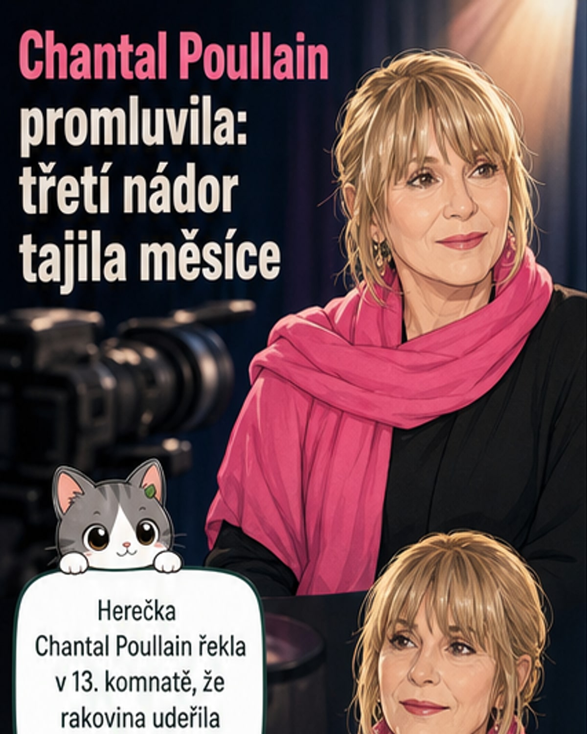 Chantal Poullain: Třetí nádor po letech