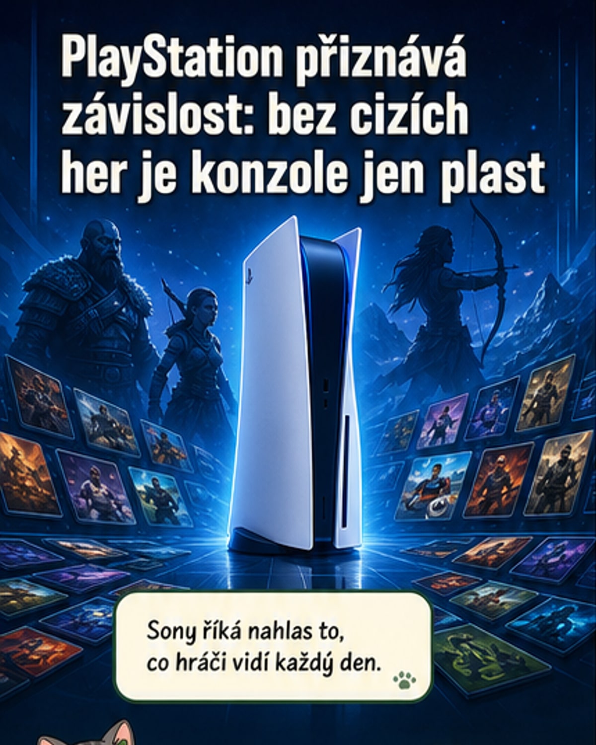 PlayStation staví na hrách jiných