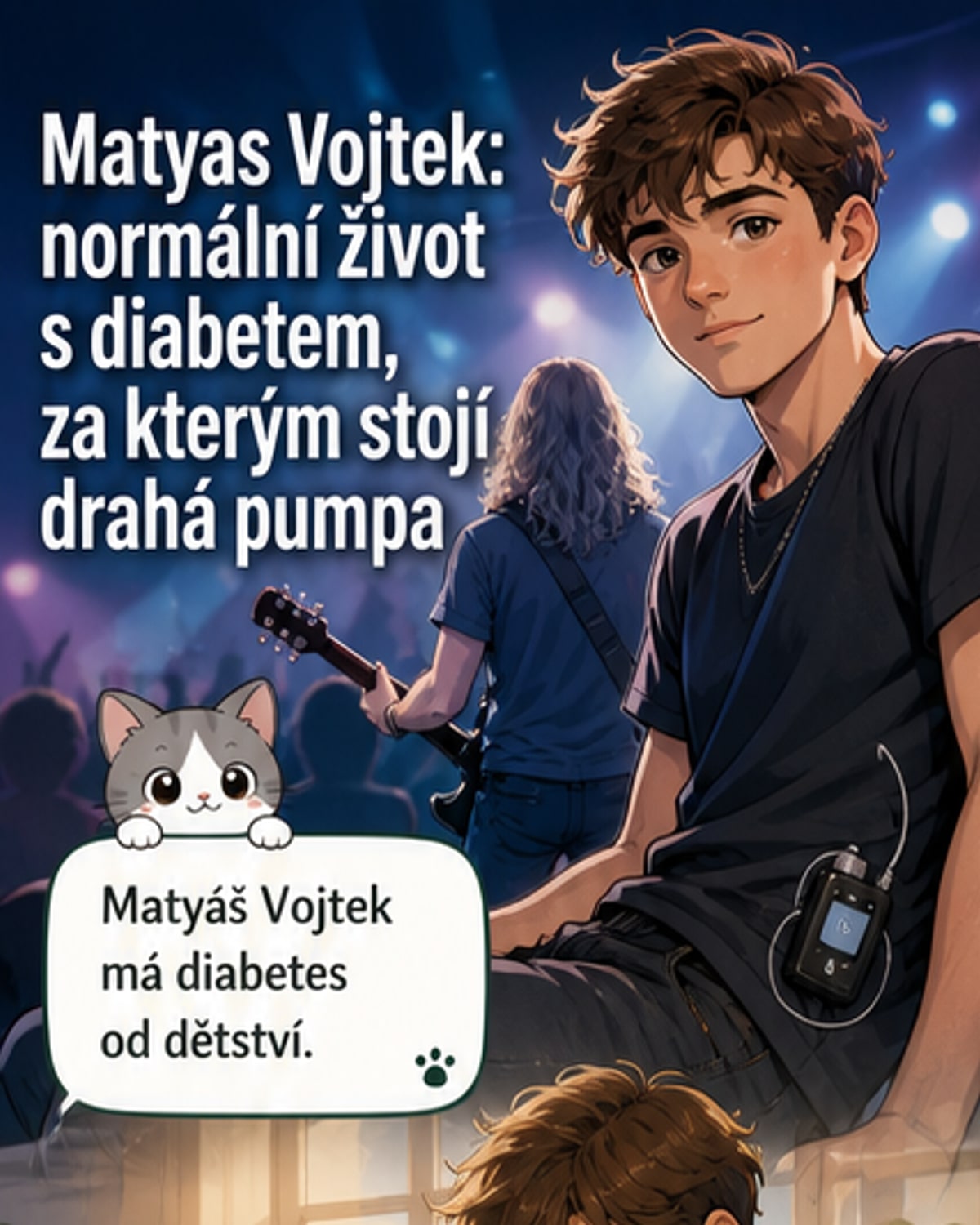 Léčba diabetu u syna rockera: „Je to ohromně moc peněz“