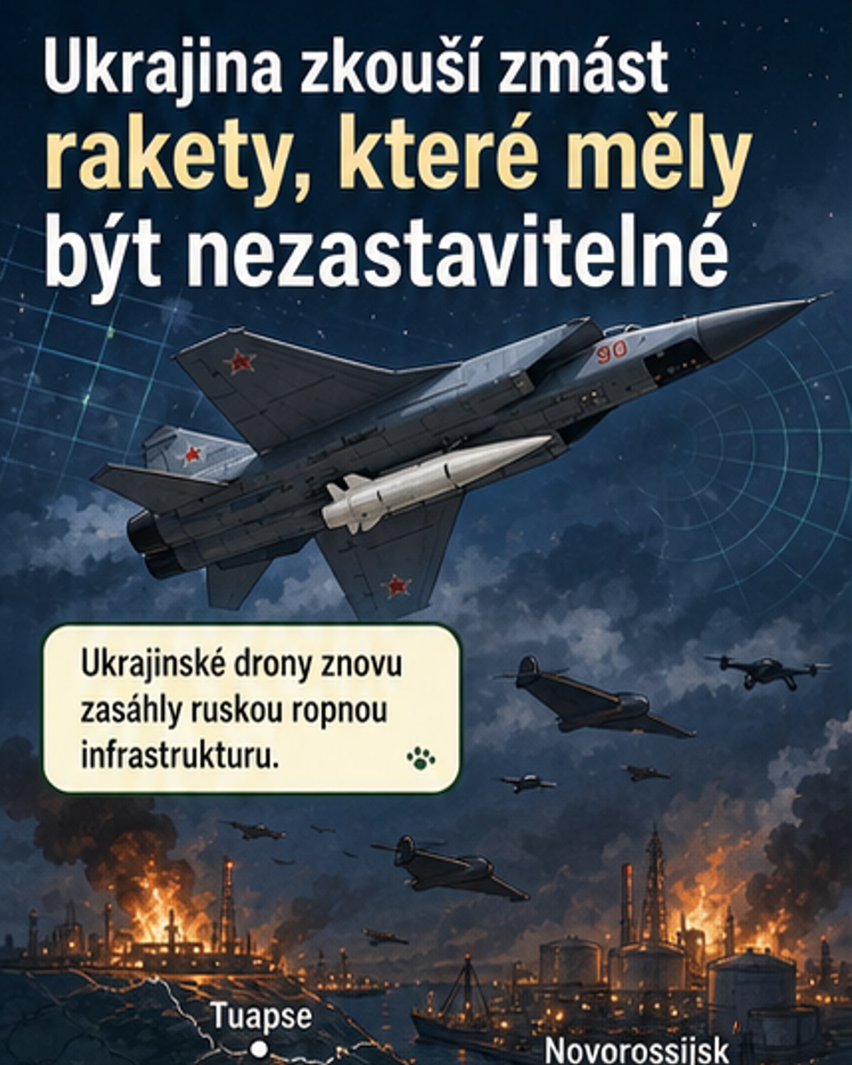 Ukrajinci ruší ruské Kinžály