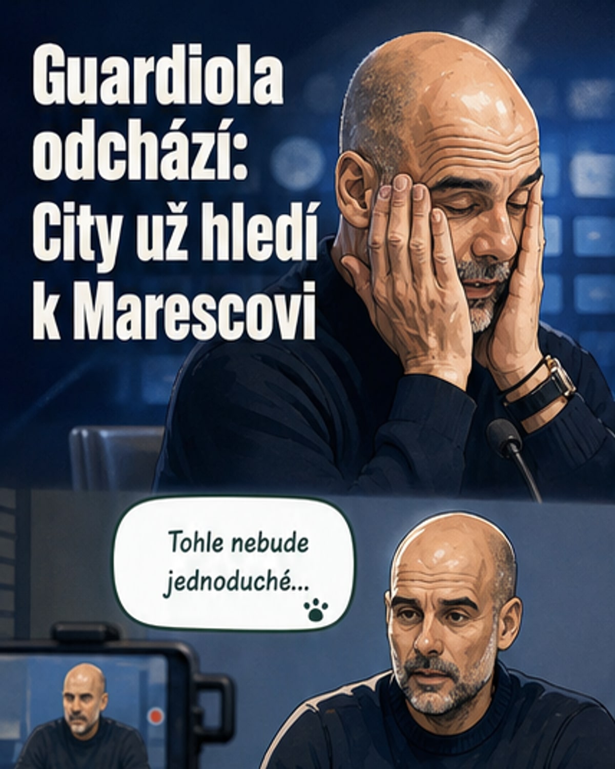Guardiola končí u Manchesteru City