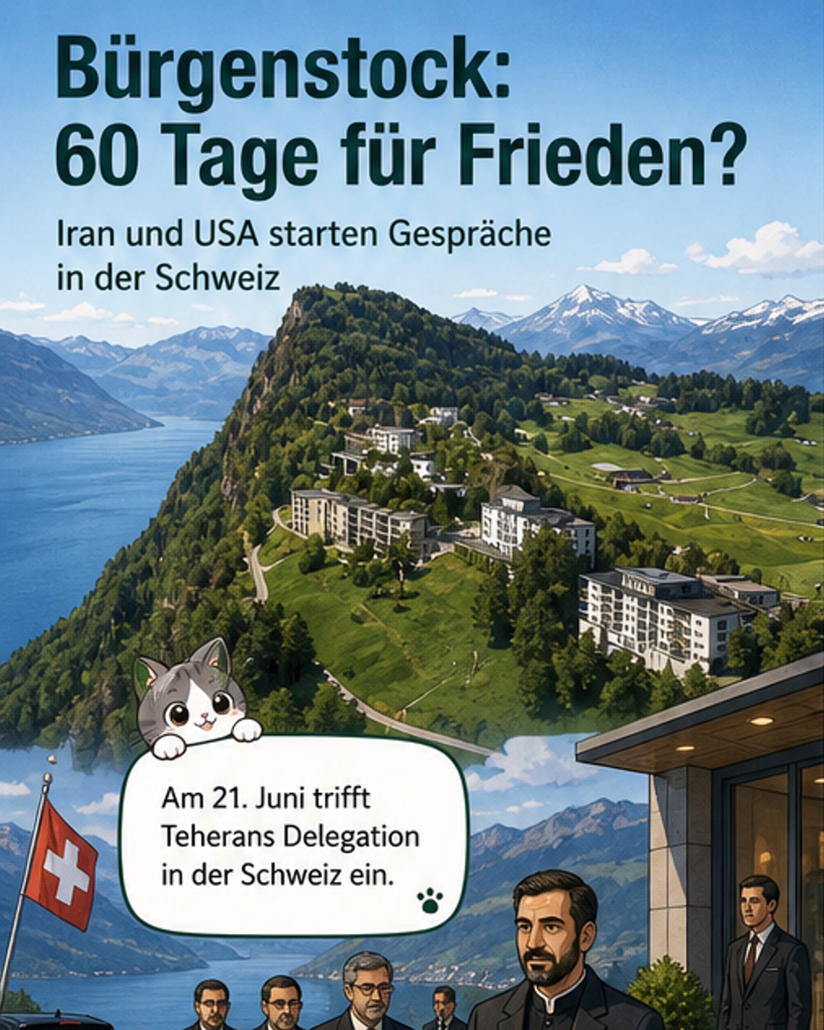 Iran und USA starten Friedensgespräche