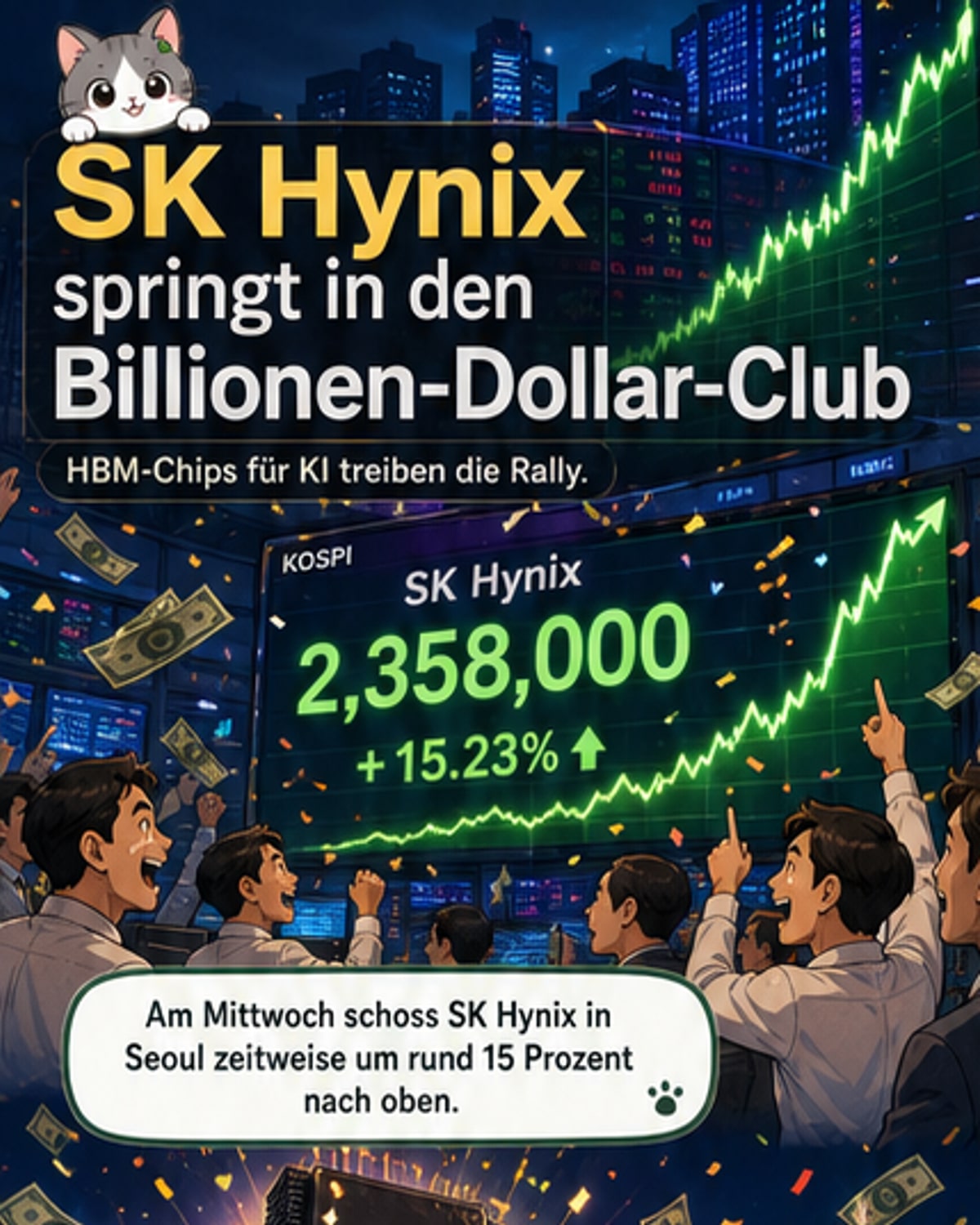 SK Hynix knackt Billionen-Dollar-Marke