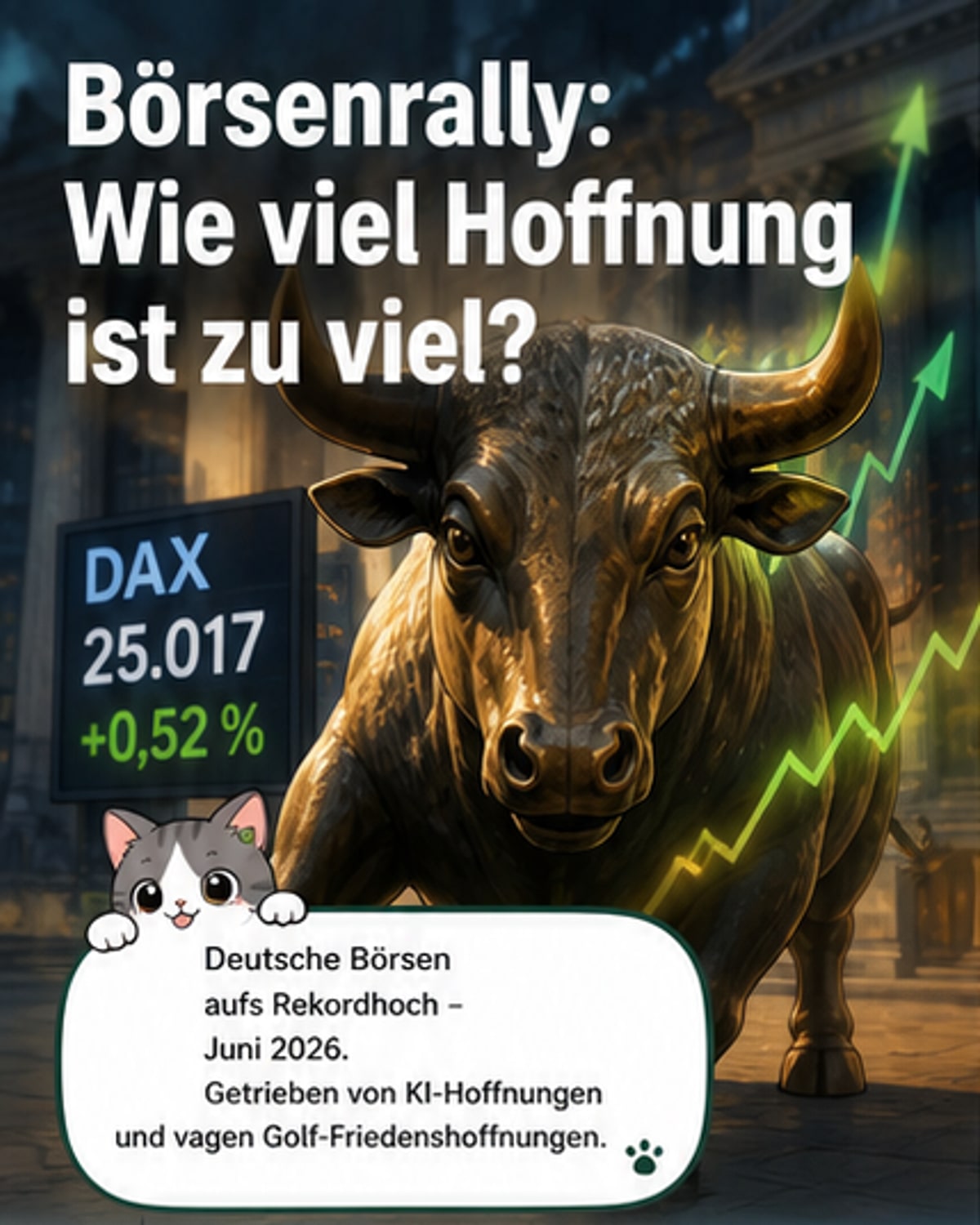 Zu viel Optimismus an der Börse?