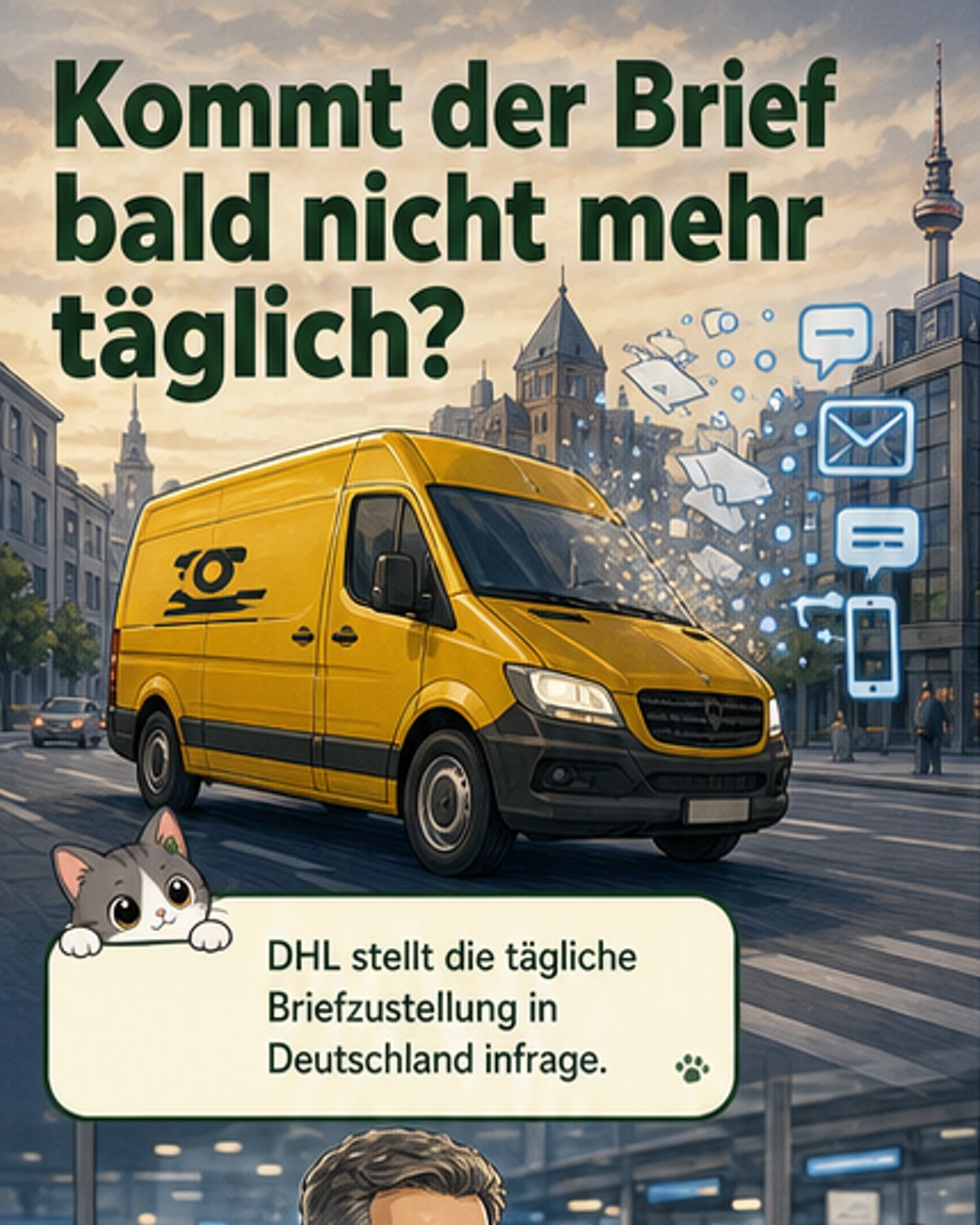 DHL prüft Ende der täglichen Briefzustellung