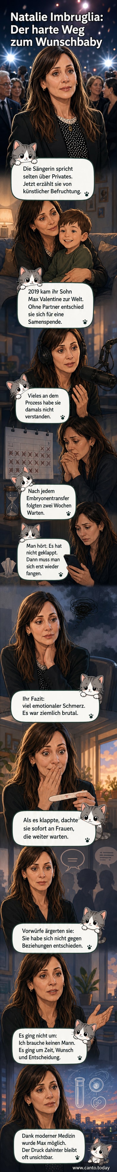 Natalie Imbruglia, Popstar und Mutter, spricht über ihre Erfahrung mit künstlicher Befruchtung und Samenspende.