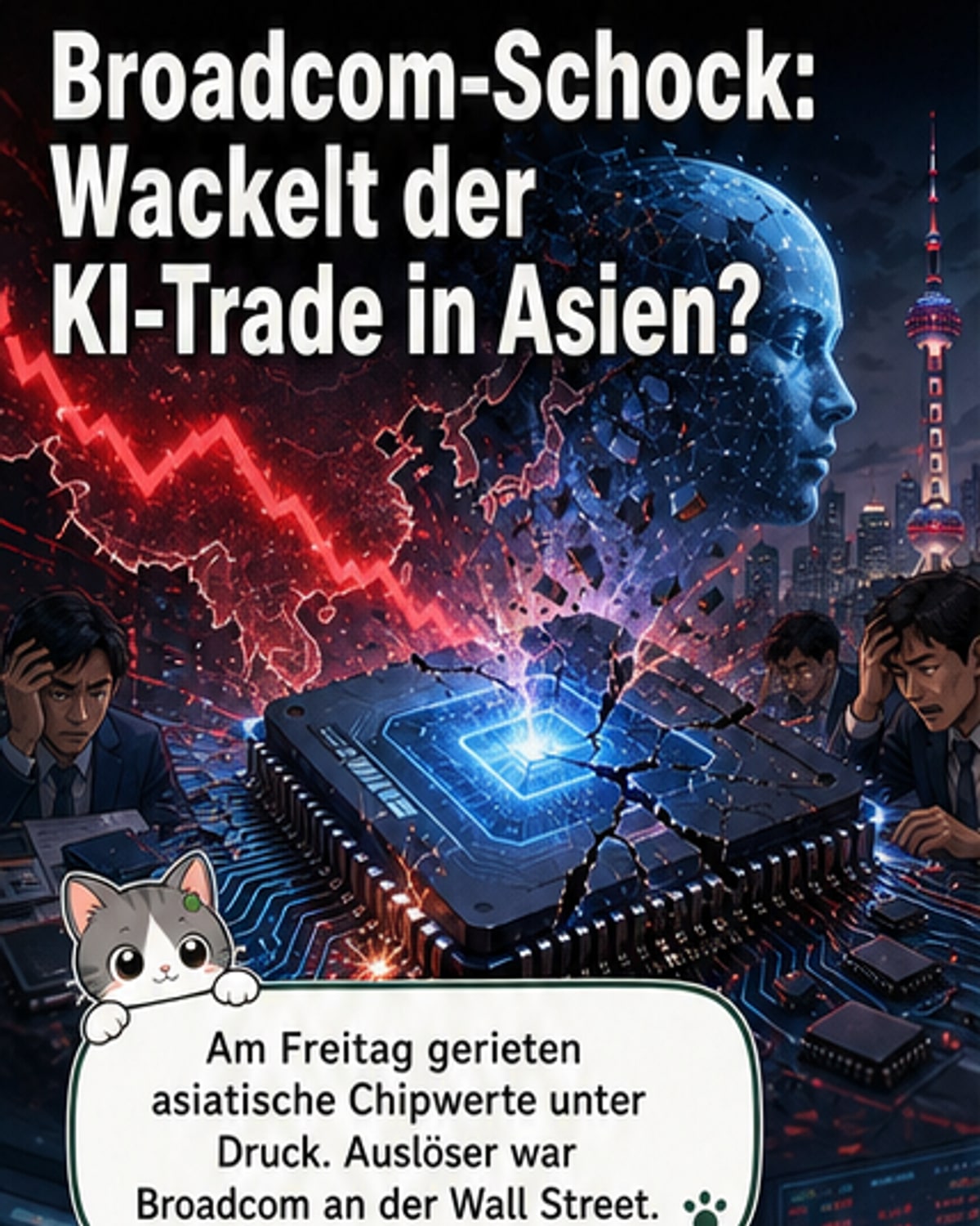Broadcom-Schock reißt KI-Aktien mit