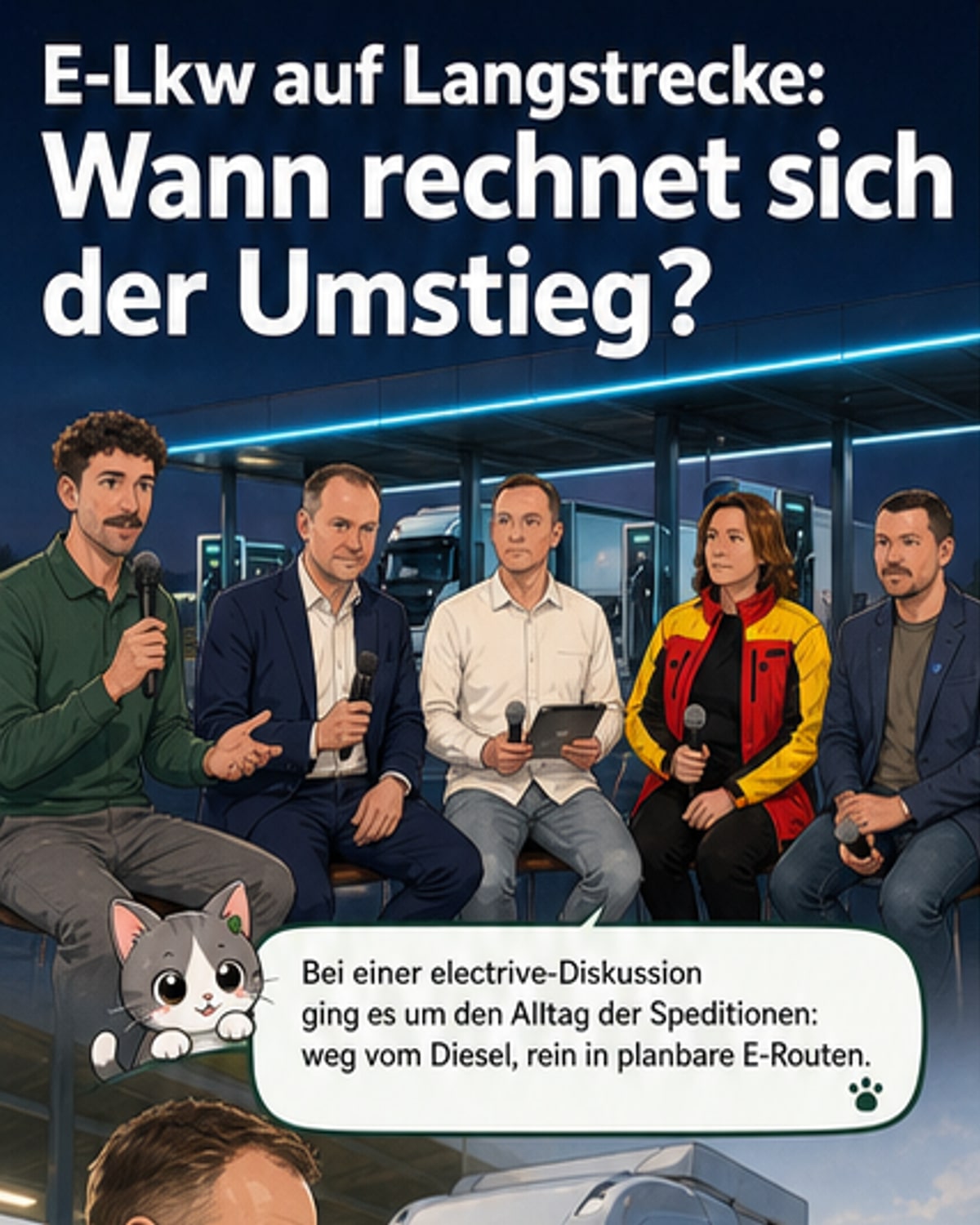 E-Lkw: Jetzt günstiger als Diesel?