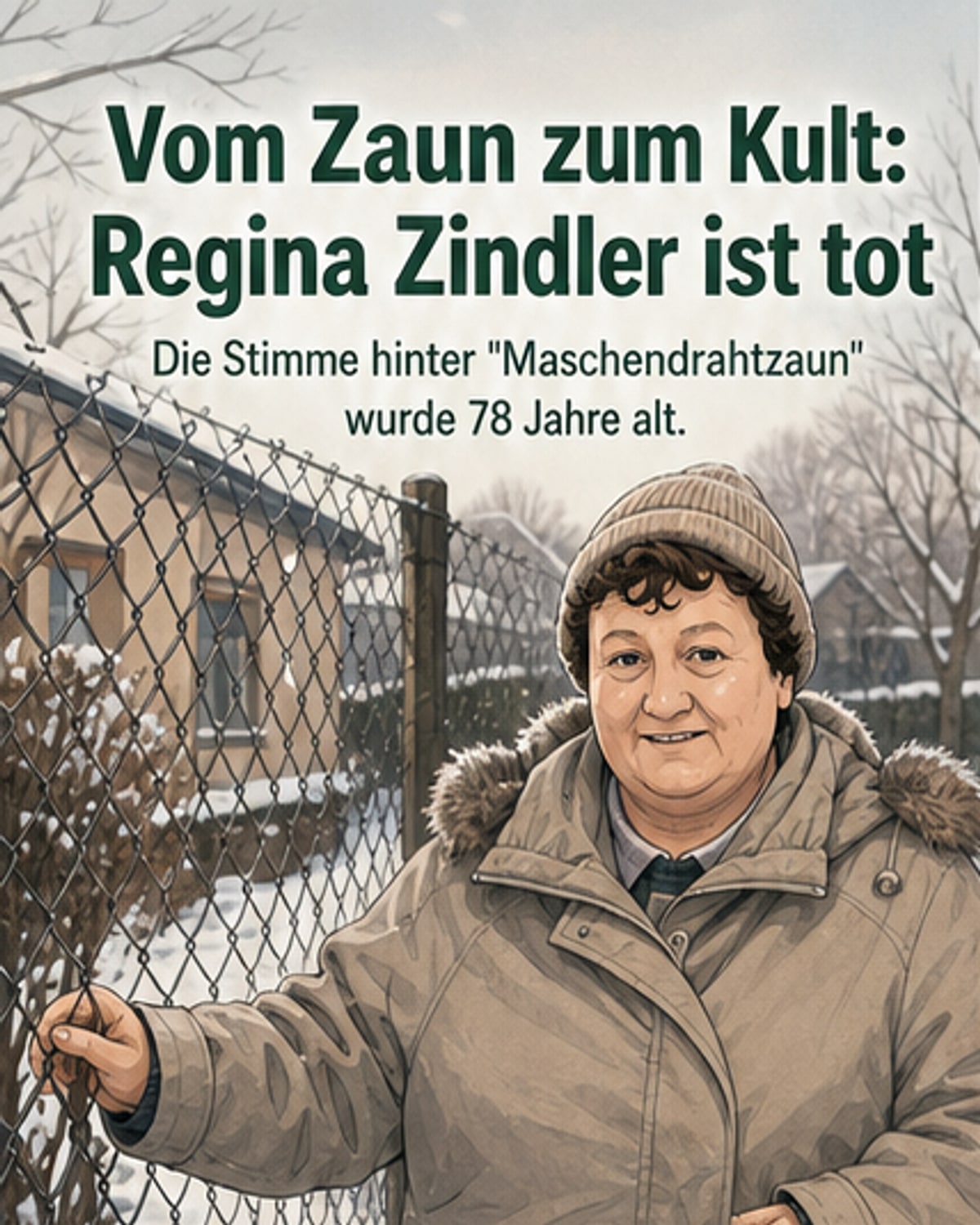 TV-Ikone Regina Zindler ist tot