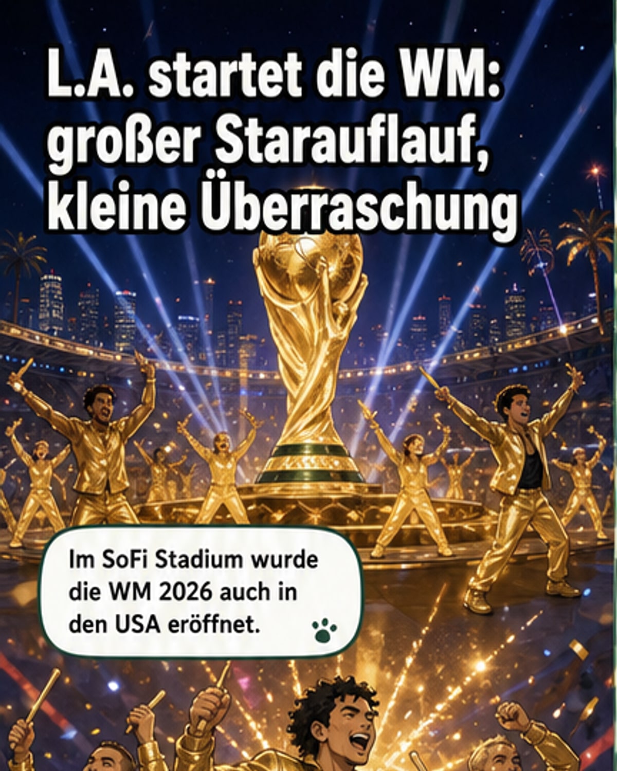 Katy Perry eröffnet WM in L.A.