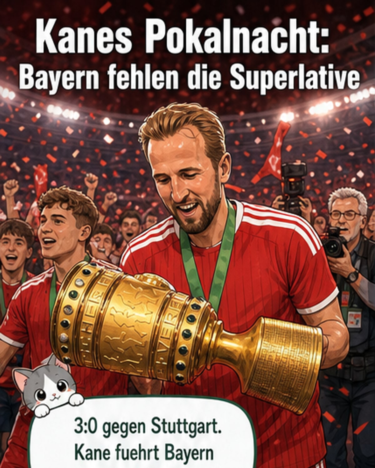 Kane schießt Bayern zum Pokal