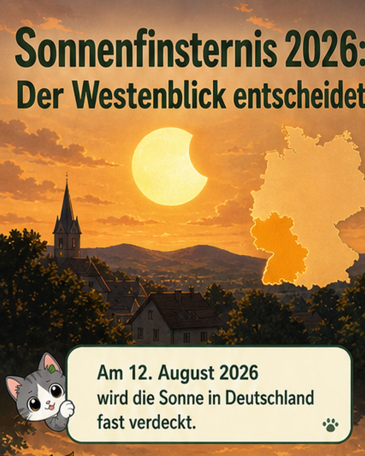 Sonnenfinsternis 2026: Standort entscheidet