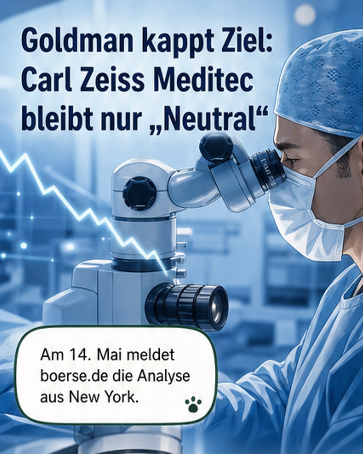 Goldman senkt Ziel für Zeiss Meditec