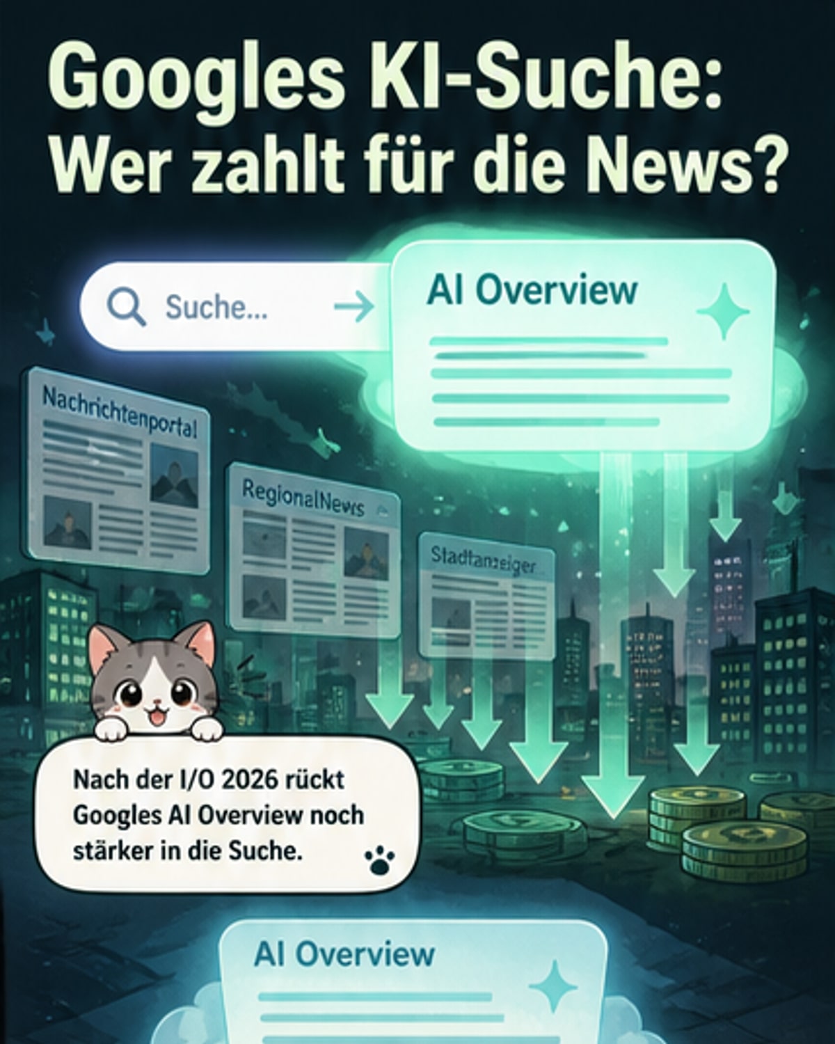 KI-Suche verteuert Nachrichten