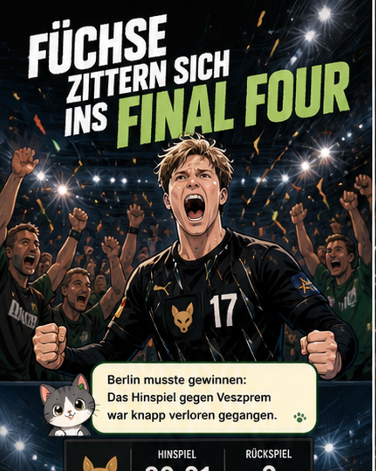 Füchse ins Final Four – nach Siebenmeter-Drama