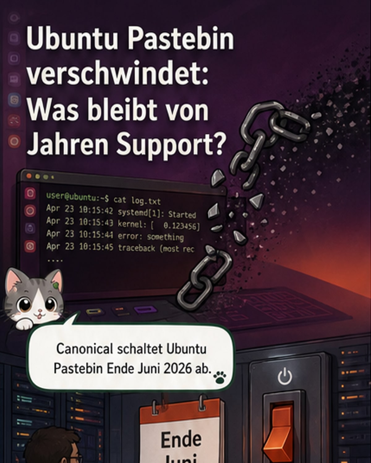 Ubuntu Pastebin geht offline