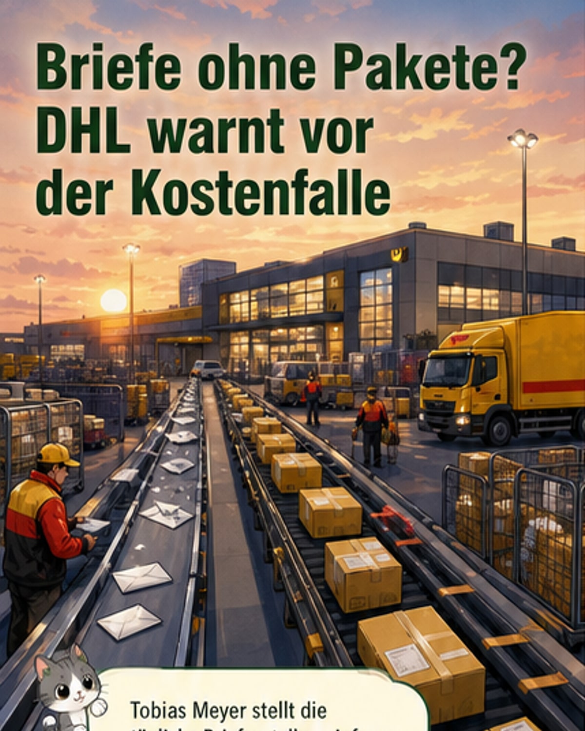 DHL-Chef warnt vor Ende der Briefzustellung