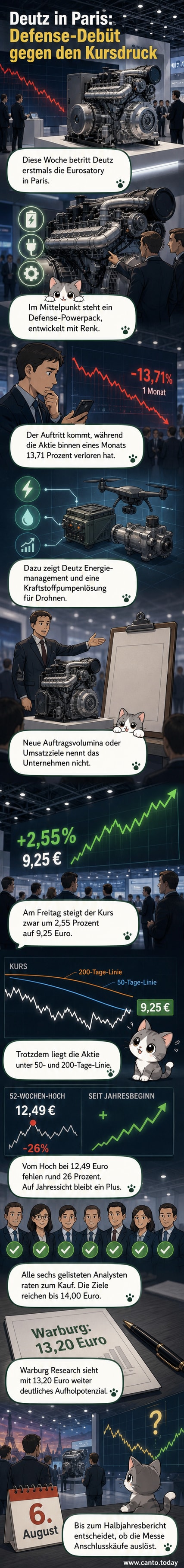 Deutz präsentiert auf der Eurosatory in Paris ein neues militärisches Antriebssystem in Kooperation mit der Renk Group.