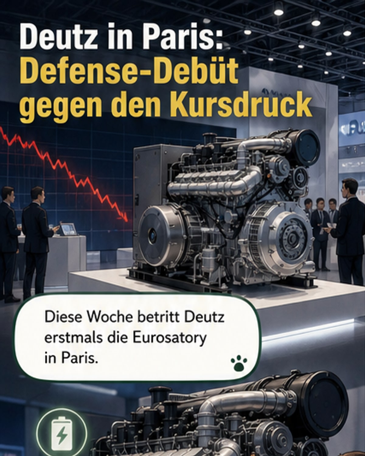 Deutz präsentiert Militär-Antrieb auf Messe